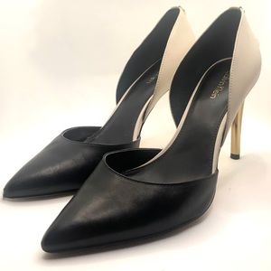 Calvin Klein High Heels Black and Beige
